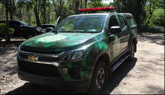 Viatura da Polícia Ambiental