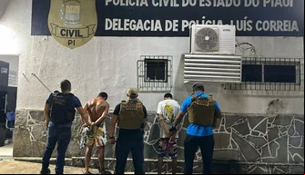 Prisão por tráfico de drogas em Luís Correia.