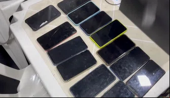 Polícia recupera 13 celulares roubados durante corso