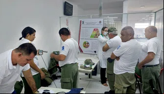 Evento saúde Polícia Militar
