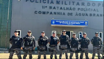 Os suspeitos foram presos no centro de Água Branca