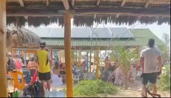 Tumulto na praia de Luís Correia