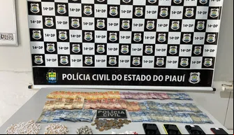 Apreensão realizada pela Polícia Civil em Altos