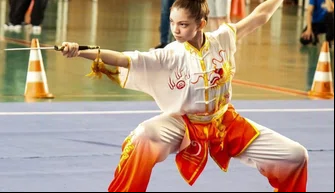 Talita Pereira, atleta de Kung Fu