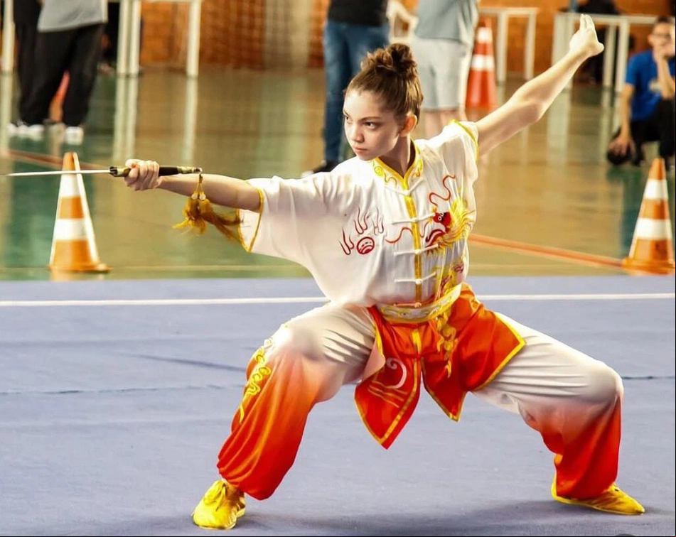 Talita Pereira, atleta de Kung Fu