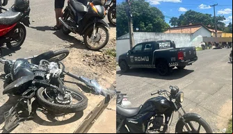 Dupla suspeita de assalto é atropelada em Teresina