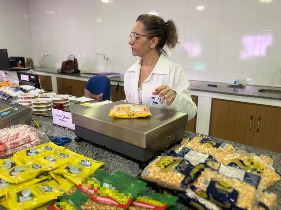 Verificação do peso de produtos